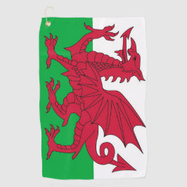Toalla de golf con bandera de Gales, Reino Unido