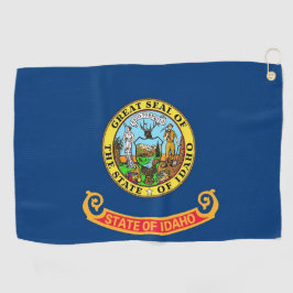 Toalla de golf con bandera de Idaho, Estados Unido