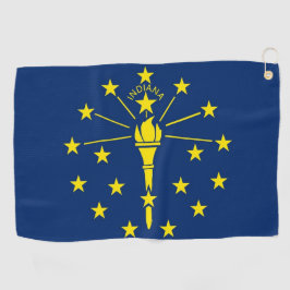 Toalla de golf con bandera de Indiana, Estados Uni