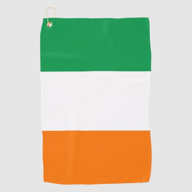 Toalla de golf con bandera de Irlanda (Anverso)