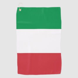 Toalla de golf con bandera de Italia