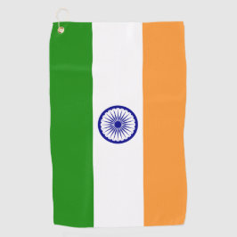 Toalla de golf con bandera de la India