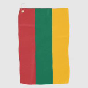 Toalla de golf con bandera de Lituania