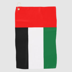 Toalla de golf con bandera de los EAU