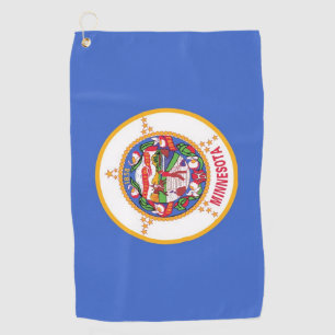 Toalla de golf con bandera de Minnesota