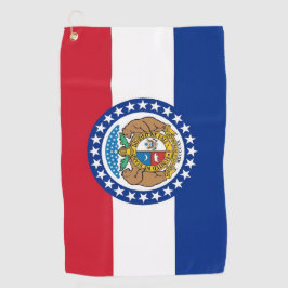 Toalla de golf con bandera de Misuri