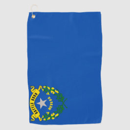 Toalla de golf con bandera de Nevada