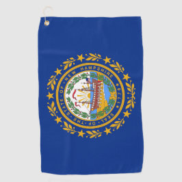 Toalla de golf con bandera de Nuevo Hampshire