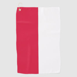 Toalla de golf con bandera de Polonia