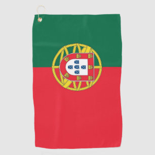 Toalla de golf con bandera de Portugal