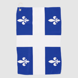 Toalla de golf con bandera de Quebec, Canadá