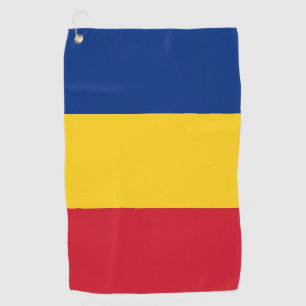 Toalla de golf con bandera de Rumania