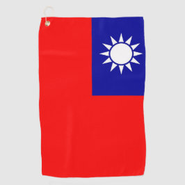 Toalla de golf con bandera de Taiwán