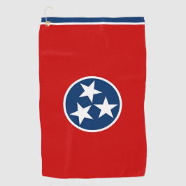 Toalla de golf con bandera de Tennessee, Estados U