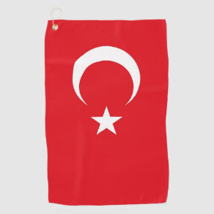 Toalla de golf con bandera de Turquía