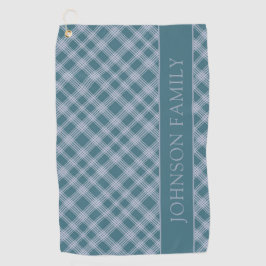 Toalla de golf con el nombre personalizado del pat