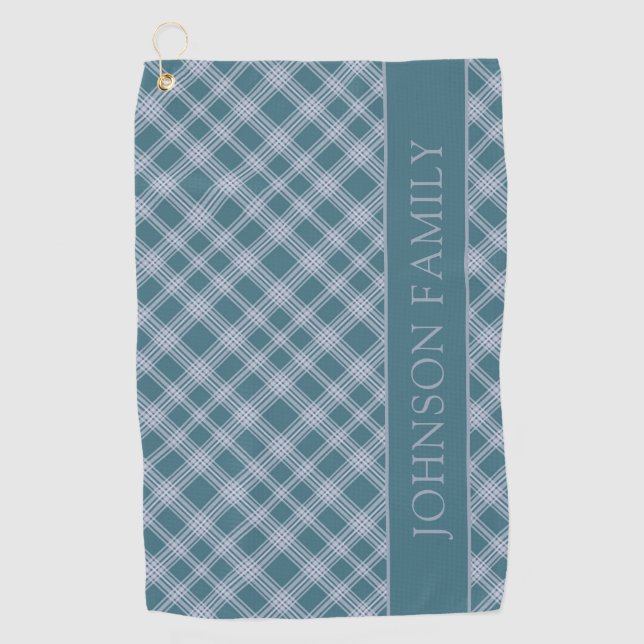 Toalla de golf con el nombre personalizado del pat (Anverso)