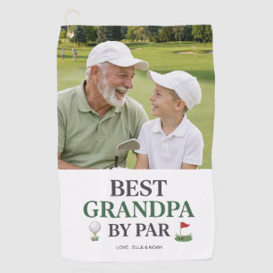 Toalla de Golf con Foto de Mejor Abuelo