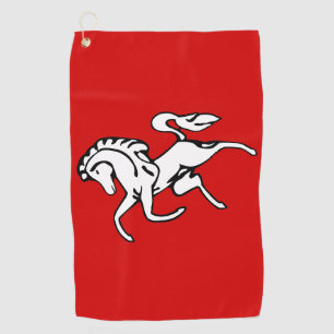 Toalla de golf con la bandera del condado de Kent,