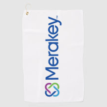 Toalla de golf con logotipo Merakey
