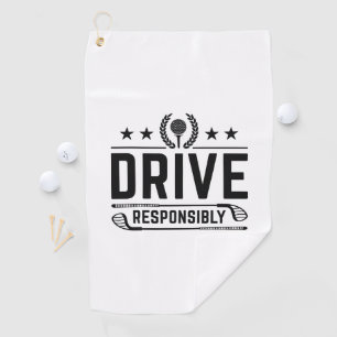 Toalla De Golf Conducir de forma responsable
