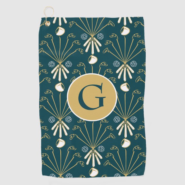 Toalla De Golf Conductores personalizados, plancha ‘n Putters Dis (Anverso)