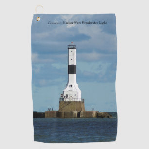 Toalla de golf Conneaut Harbour West Breakwater