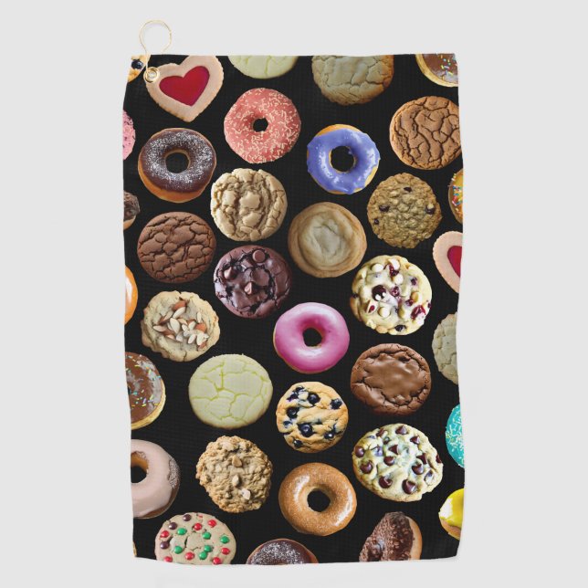 Toalla De Golf Cookies y Doughnut (Anverso)