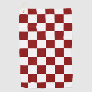 Toalla De Golf Corrector blanco rojo 