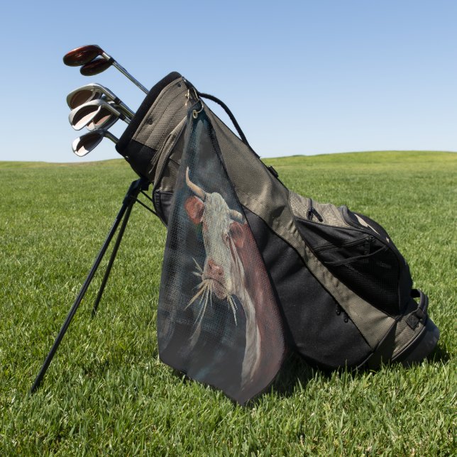 Toalla De Golf Cow! (Verde)