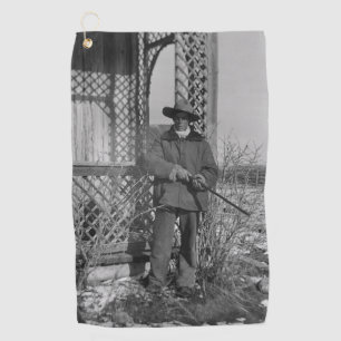 Toalla De Golf Cowboy Rancher o canadiense fuera del viejo oeste