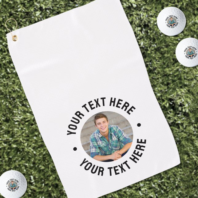 Toalla De Golf Crea tu Propia Foto (Create your Own Photo Golf Towel )