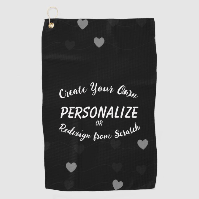 Toalla De Golf Crear el propio (Anverso)