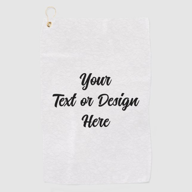 Toalla De Golf Crear el propio (Anverso)