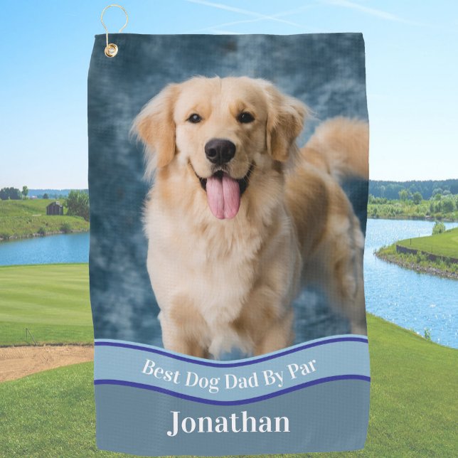 Toalla De Golf Create Your Own Custom Dog Photo Upload Golf Towel (Subido por el creador)