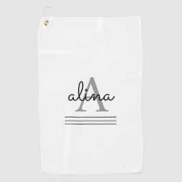 Toalla De Golf Create Your Own Personalize Monogram