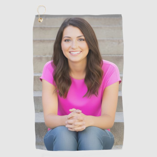 Toalla De Golf Create your Own Photo (Anverso)