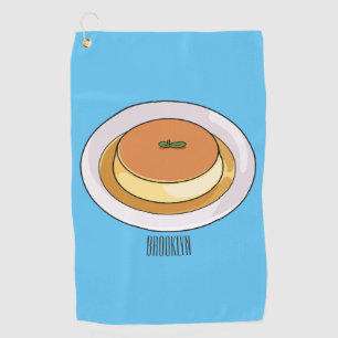 Toalla De Golf Creme caramel personalizado ilustracion