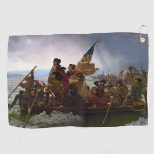 Toalla De Golf Cruzando el Delaware 1776: General George Washingt