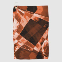 Cuadrado y rectángulos inclinados rojizos