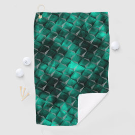 Toalla De Golf Cuadrados a triángulos manchados en algún color es