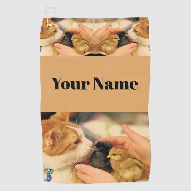 Toalla De Golf Cuadros (Anverso)