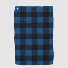 Toalla De Golf Cuadros Azules de Leñador