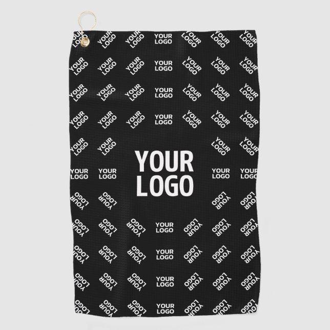 Toalla De Golf Cualquier diseño o logotipo de imágenes cargadas | (Anverso)