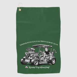 Toalla De Golf Cuando la Kustom Kultura se Encuentra con las Konv