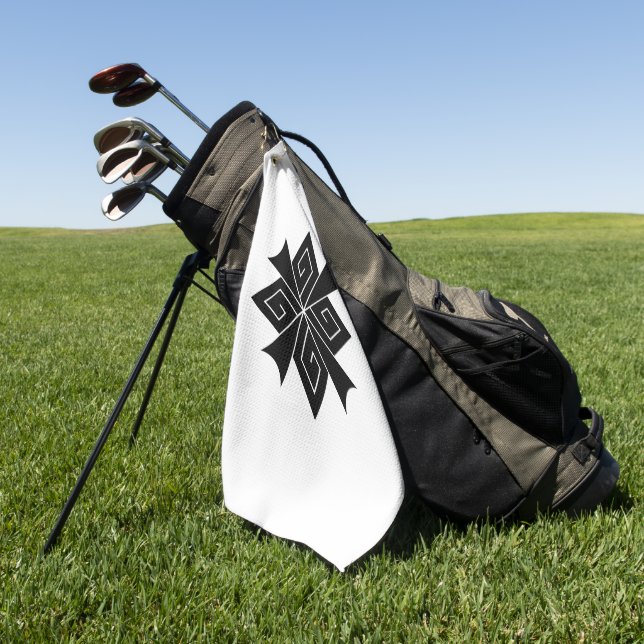 Toalla De Golf Cuatro rayos con truenos (Verde)