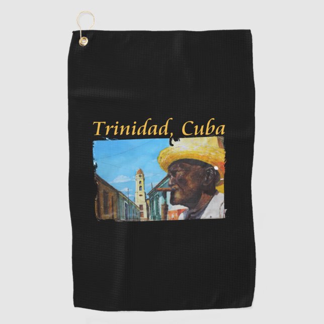 Toalla De Golf Cuba: El arte del cigarro cubano en Trinidad (Anverso)