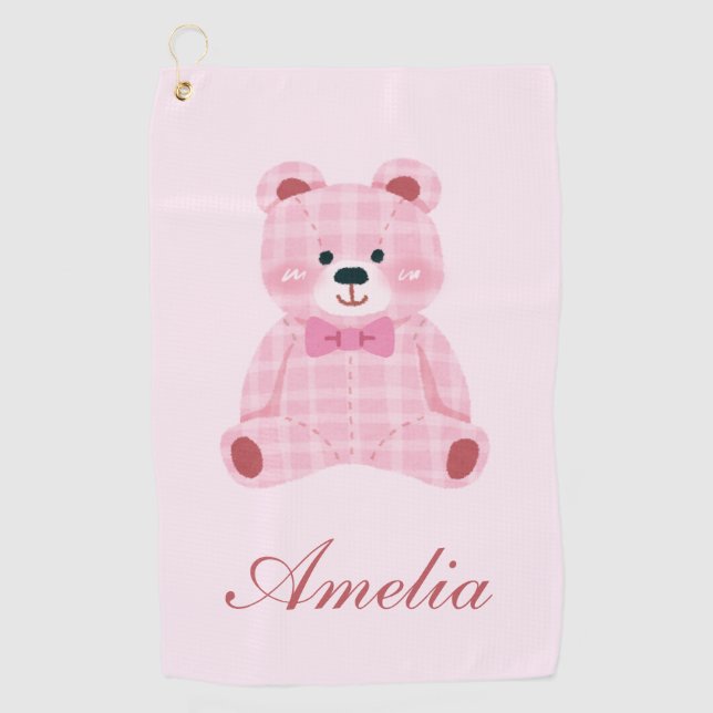 Toalla De Golf Cubierta del cabezal de golf (Anverso)