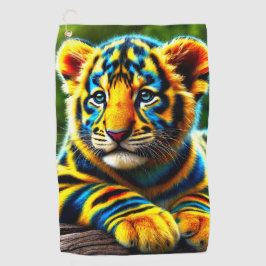 Toalla De Golf Cubo de tigre