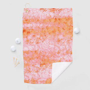 Toalla De Golf Cuero de salmón falso, blanco roto